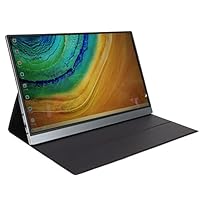 Tragbarer Monitor, 15,6 Zoll FHD 1080P Computeranzeige IPS Bildschirm, Eingebauter Lautsprecher mit Schutzhülle, USB C HDMI Zweiter Externer Monitor für PS4 Switch Laptop Desktop