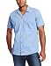 Dickies Occupational Workwear LS535LB L Polyester/ Cotton Men's Short Sleeve Industrial Work Shirt, Large, Light Blue