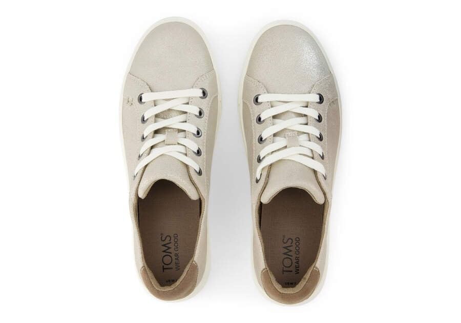 Image of TOMS Women's Kameron Lace Up Fashion Sneaker, Suede Upper, CloudBound Insole