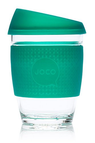 Joco - Tazza da caffè riutilizzabile, in vetro