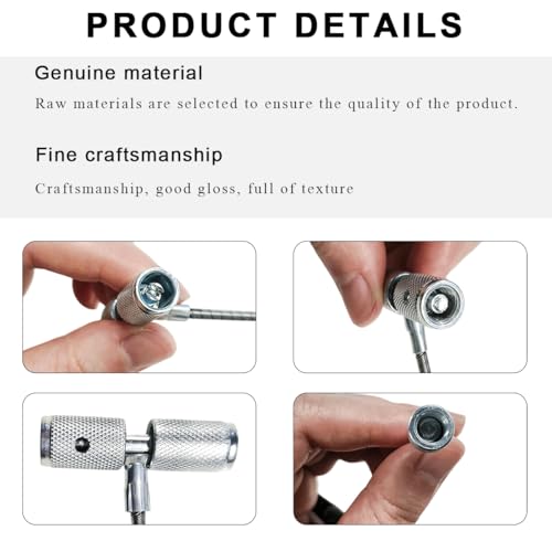 Image of DXNQ 2PCS Valve Stem Installation Fishing Tool, Valve Stem Puller Tire Repair Fishing Tool, Universal Auto Plug Core Remover for Valve Stem Installation and Removal, Car Accessories