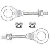 15mm Chain Tensioner Axle Adjuster for 196cc 6.5HP Coleman CT200U CT200U-ex BT200X Axis M200 Massimo Baja Warrior MB200 MB165 MBX10 MBX11 Mini Bike 50cc-125cc CRF50 CRF70F XR70 CT70 Pit Dirt Bike