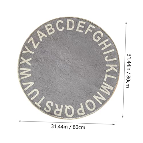 ibasenice Ronde Tapijt Ronde Speelkleed Baby Kruipen Mat Kinderen Leren Tapijt Antislip Tapijt Pasgeboren Speelkleed Baby Vloermatten Voor Kruipen Baby Kruipen Tapijt Baby Vloerkleed - Afbeelding 4