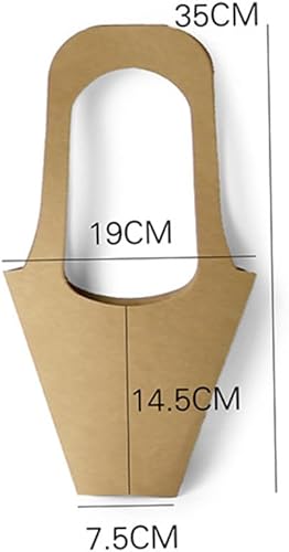 Miniatura 2 de ULTECHNOVO 20 unids ramo bolsas arreglo floral bolsa bolsas de papel bolsas de flores de mano bolsas de papel de embalaje floral bolsas de embalaje