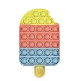 Holster Brands HB Silly Bubble Push Pop Toy, Fun Fidget and Sensory Silicone Toy for Kids and Adults (Popsicle)