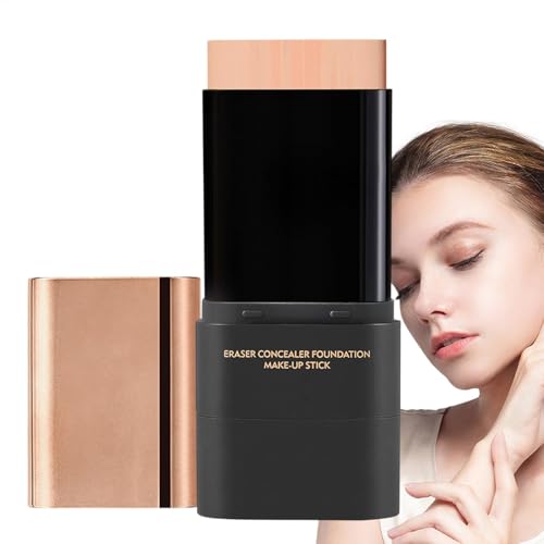 Stick Base De Maquillaje Con Pincel Fino, 18g, Cobertura Total, B...
