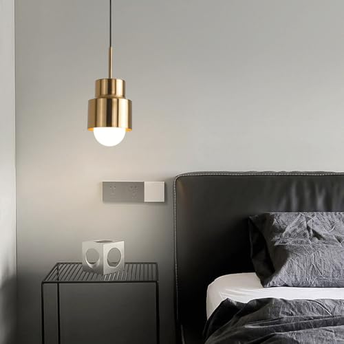 Lustre de base E27 à abat-jour métallique orienté vers le bas pour éclairage de table