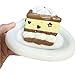 Taba Squishy, Cream Cake Puppy, Handmade Silicone Toy, Kawaii Style Gift Packaging Decorative Keychain (1 Pc)