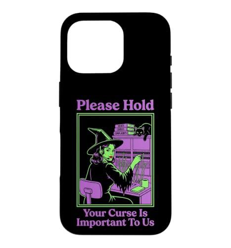 Please Hold (Your Curse Is Important To Us) �n���E�B�� ���� �X�}�z�P�[�X iPhone 16 Pro �p