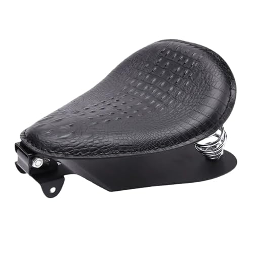 Asiento de cocodrilo para motocicleta Shadow 700 con base individual custom 4