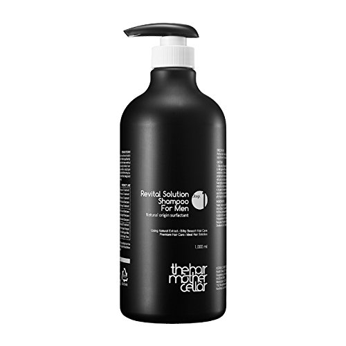 [The Hair Mother Cellar] Revital Solution Shampoo for Soothing, Cooling, Mild Cleansing hair For Men (33.81 fl. oz. / 1,000 ml)
