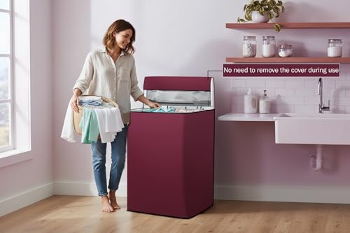Image of Stylista Washing Machine Cover Compatible for Samsung 6.2 kg WA62M4100HY /TL Fully-Automatic Top Load