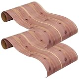 Household Essentials CedarFresh Cedar Drawer and Closet Shelf Liner |6-Feet by 10-Inch | 2 Pack, Brown