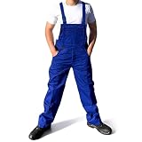 Charlie Barato Arbeitslatzhose – Robuste Arbeitshose mit Trägern, strapazierfähige Latzhose mit vielen Taschen für Baustelle, Werkstatt, Garten