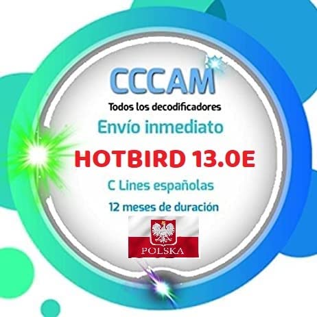 2 C C C A M - 12 Meses - ESPAÑOLES - C Line con ENVÍO RAPIDO…HOTBIRD 13.0E - Solo HOTBIRD 13.0E...