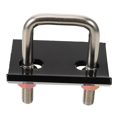 Zerodeko Encadenar enganche largo remolcar estirador para montar accesorios acero Negro