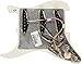 Fender Tex Mex Prewired Stratocaster Pickguard - 3-ply White