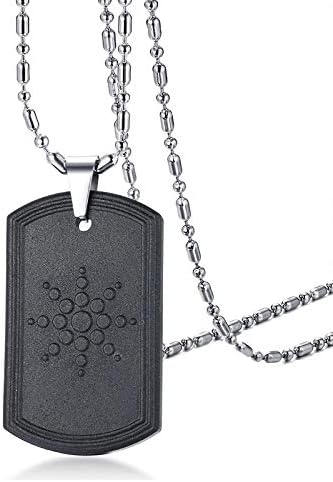 Asma Jewel House Scalar Quantum Energy Pendant Necklace Lava Energy Stone The Flower of Life Design Necklace for Men Women