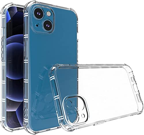 Coque de protection pour iPhone 13 rigide transparente qui évite les rayures
