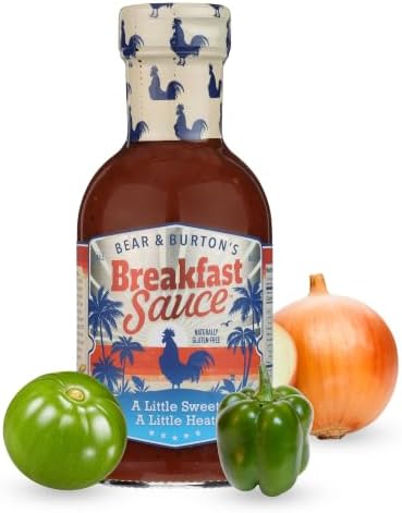 Bear and Burton's Breakfast Sauce - Savory All-Purpose Sauce - 12 Oz.