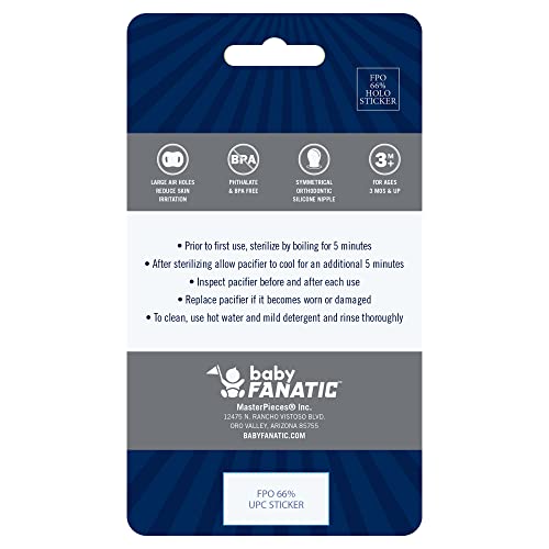 Image of Baby Fanatic Ums2000: Mississippi Pacifier 2-Pack