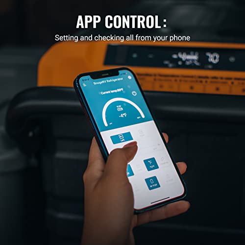 image for BougeRV 12 Volt Car Refrigerator Dual Zone, Portable Freezer Fridge AP