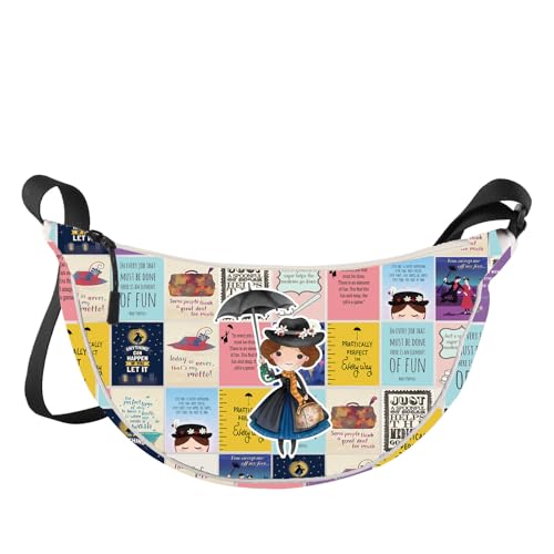 WZMPA Mary Poppins Crossbody Bag Mary Fans Geschenk praktisch perfekt in jeder Hinsicht Umhängetasche Broadway Merchandise, Of Fun Jzb, medium