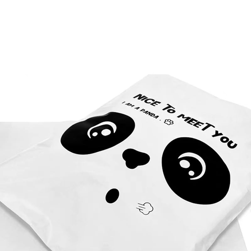 Sacchetti per Spedizioni in Plastica 50 pz/lotto Busta di Plastica Bianca del Corriere Animale Sveglio Stampato Borse di Spedizione Imballaggio Impermeabile Sacchetti Postali Sacchetti Regalo Aziendal