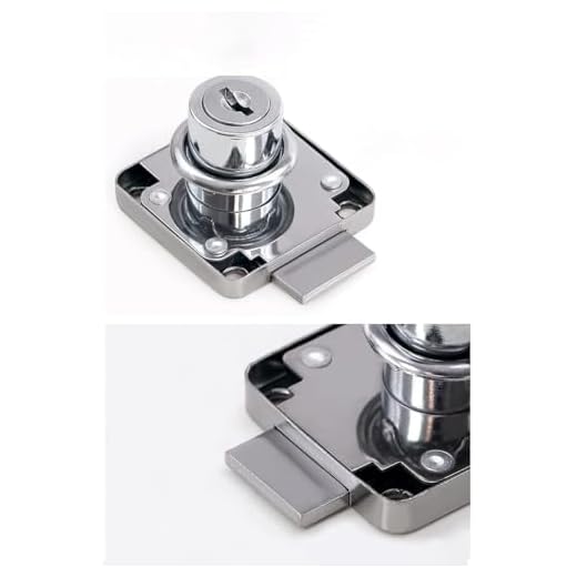 136A-20 Cam Lock Keys, Universal Cabinet Wardrobe Protection, Cold Rolled Steel, Stainless Exterior, 20mm Cylinder/16mm Bore, Single Unit