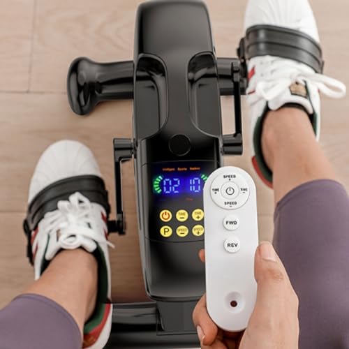 Pedalen voor Hometrainers Huishoudelijke elektrische hometrainer onder bureaufiets pedaaltrainer, mini-hometrainer for arm-/beenoefening, pedaaltrainer for senioren met LCD-scherm Pedaaltrainer - Afbeelding 8