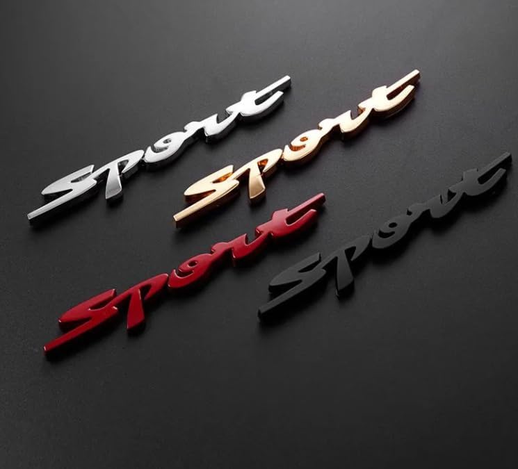 Car 3D Emblems Logo for Nissan Rogue,Zinc Alloy Badge Decals Letters Emblem Weatherproof Exterior Accessories,Red