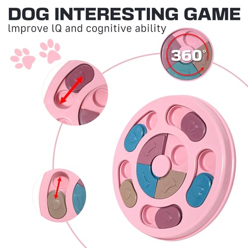 Blanlody Hundespielzeug Intelligenz， Intelligenzspielzeug für Hunde mit Quietschend Interaktives Hundespielzeug mit Beschäftigung， Futterspielzeug Hund für Kleine, Mittlere, Große Hunde und Katzen