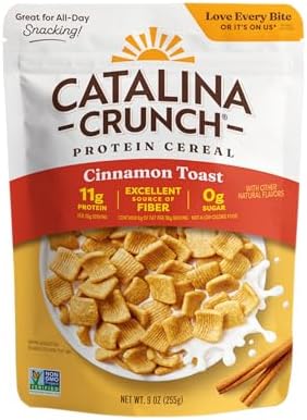 Cinnamon Keto Cereal | Low-carb, Zero Sugar, Plant Protein | Cata...