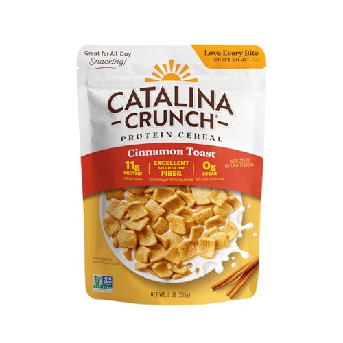 Catalina Crunch Protein Cereal | Sugar Free Breakfast Cereal with 11g of Protein | Gluten Free, Keto Friendly...