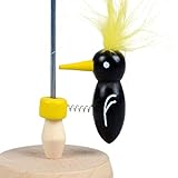  Baby frühe pädagogische Spielwaren Toddle Baby frühe pädagogische nette Specht-Pole, der gleitendes Spielzeug-Geschenk-Spielzeug-Instrument-Spielwaren-gelegentliche Farbe pickt, die beweglich und nüt