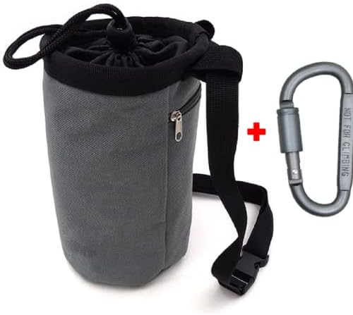 Rock Climbing Chalk Bag - Chalk Bag in Gym, Rock Hugging Chalk Bag Barrel with Climbing Buckle, Used for Cross Fitness of Rock Climbing Weightlifting Gymnastics