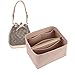 Lckaey Purse Organizer for LV NOE inner bag NOE BB bucket bag Petit NOE NM storage bag small zipper insert3053khaki-L