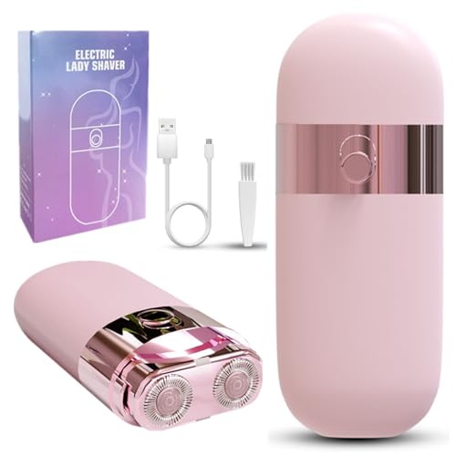 Hair Remover for Women Rechargeable Epilator with Dual Shavers Head