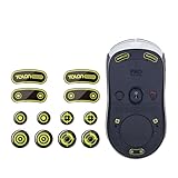 [ 強化ガラス素材 ] TALONGAMES マウスソール マウス フィート 汎用 ゲーミング マウス 交換用 ラウンドエッヂ加工 高耐久 超低摩擦 Super Smooth Glide ブラック（新しい汎用デザイン）【 日本正規代理店保証品 】