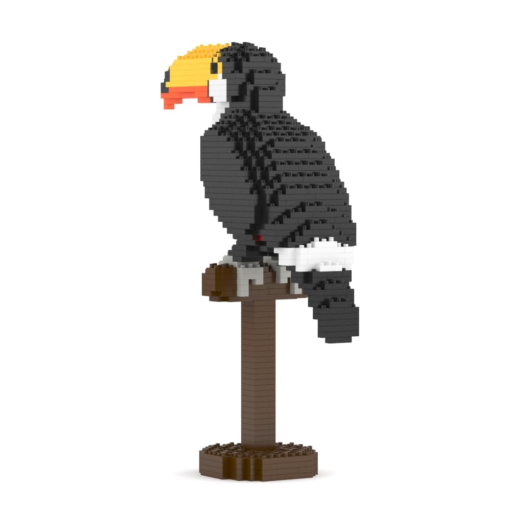 JEKCA | Toco Toucan 01S | Tucan | Esculturas de Animales de Bloques de construcción