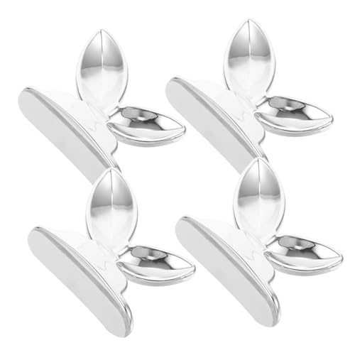 BAZEITFLOW 4 piezas Alzadores de Tapa Wc de Forma de de Mango para Levantar Tapa de Inodoro Diseño Adhesivo Práctico y Duradero para Adultos