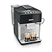 SIEMENS EQ500 Fully Automatic Bean to Cup Coffee Machine with coffeeSelect Display, oneTouch DoubleCup, 9 Coffee Beverages, autoMilk Clean, TP515GB1, Silver/Piano Black