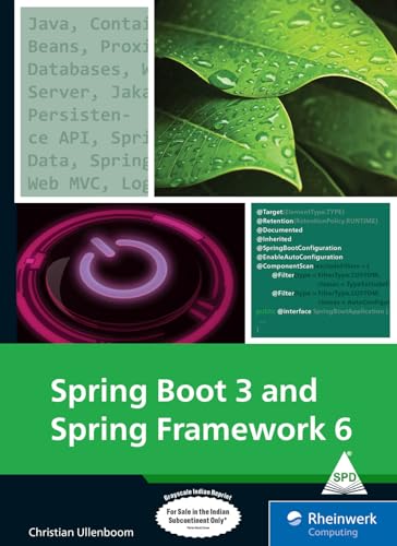 Image of Spring Boot 3 and Spring Framework 6 - Develop Java Applications Easily and Efficiently with Spring and Spring Boot! (Grayscale Indian Edition)
