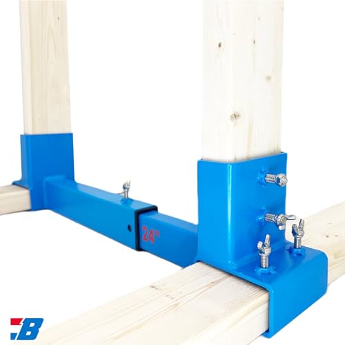 Bash Target Supply Commercial Grade, Never Tip, Steel Shooting Target Stand for Hanging AR500 Steel Silhouette or Round, Paper Targets for Any Caliber Handgun, Rifle or Shotgun - Pro Stand