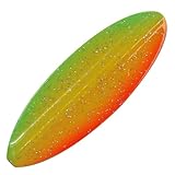 Paladin Inliner Blinker zum Forellenangeln Trout Tracker Style Durchlaufblinker 5g, Farbe:orange-gelb-grün-Glitter/Oliv-orange-Glitter