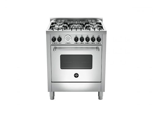 Bertazzoni La Germania Americana Amn765Gxt Cucina Piano Cottura Acciaio Inossidabile Gas A+