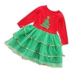 arbol de navidad a prueba de bebes vestido de tutú de mameluco navideño Diseño exquisito y moderno con hermosos colores y brillo, hace que sus hijos sean como una princesa.