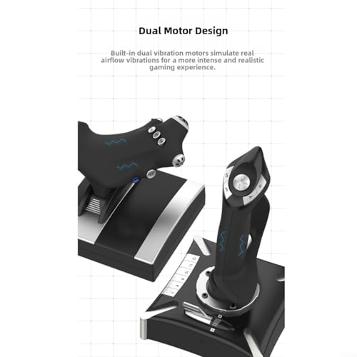 Manette de simulation de vol PC et Xbox compacte pour le confort des passionnés - 7