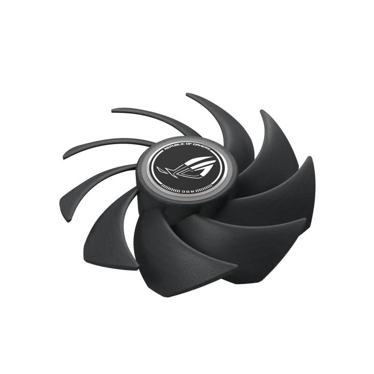 ROG Eurux GR120 ARGB Black Edition – Confezione da 3 Ventole PWM 120 mm, 2600 giri/min, Design Daisy-Chain brevettato, Effetti e Personalizzazione ARGB esclusivi, Hub Ventole incluso
