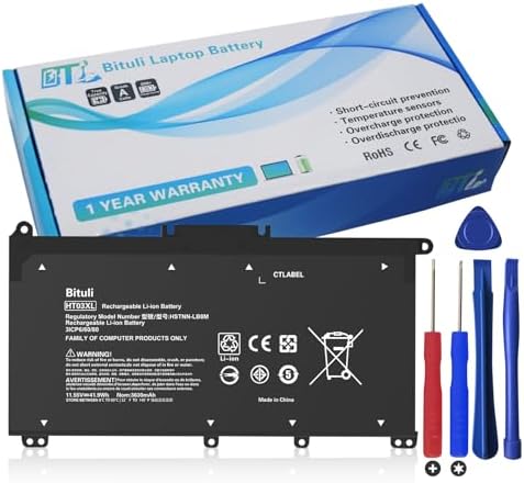 ZOSAM HT03XL Laptop Battery - Replacement For HP Pavilion 14-CE 15-CS 17-BY Series